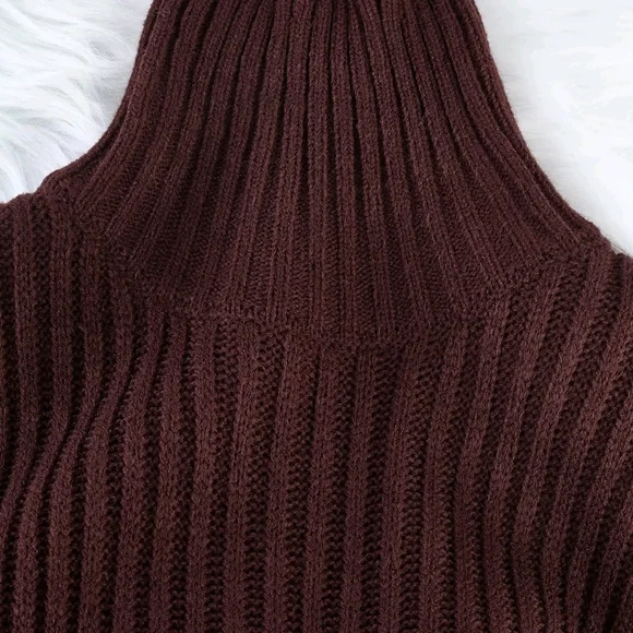 Striped Multicolor Knit Dress - Picture 3 of 6